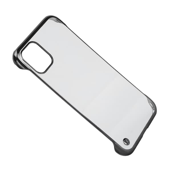 Elektropläterad Hård PC Iphone 11 Halv Ram Transparent Mobilskal