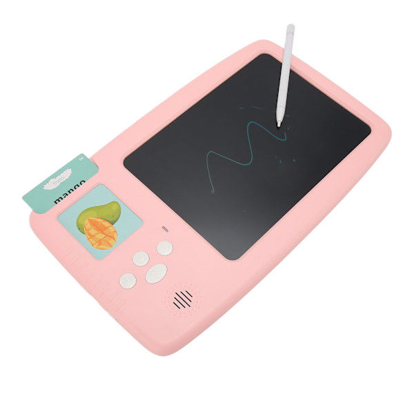 Barn Skrivtavla Läs Skriva Prata Smart Card Handskrift Tablett Lärande Pedagogisk Toddler Toy 8.5in Rosa