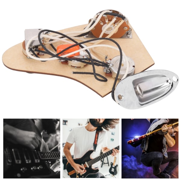 GU241 Pre-wired ledningsnät Fartygsformad elgitarrförstärkare Gitarrtillbehör