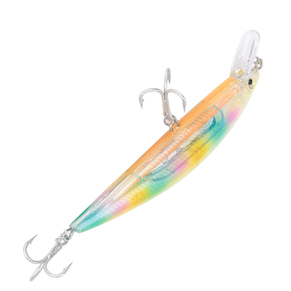 Minnow Fiske Agner Submerged Lang Kast Flytende Agnet Bass Kunstig Agnet Saltvann