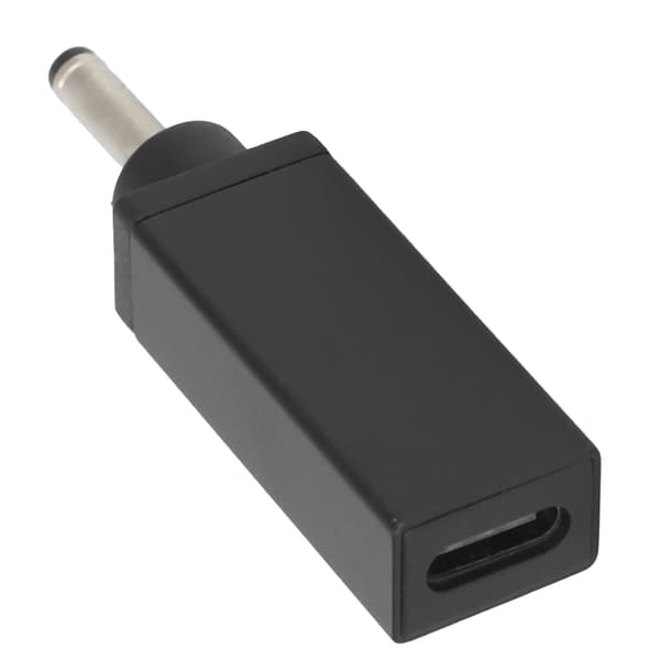 TypeC til DC-adapter hunn til hannplugg 3,5x1,35 mm rett PD-kontakt ladeenhet
