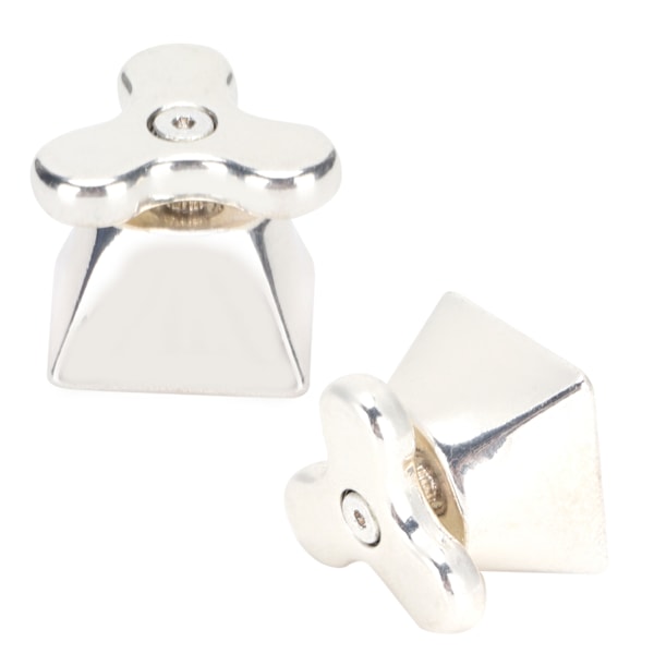 Roterande Tangentbordshatt i Aluminiumlegering, Unik Form, Universal Mekaniskt Tangentbord Tillbehör, Clover Silver