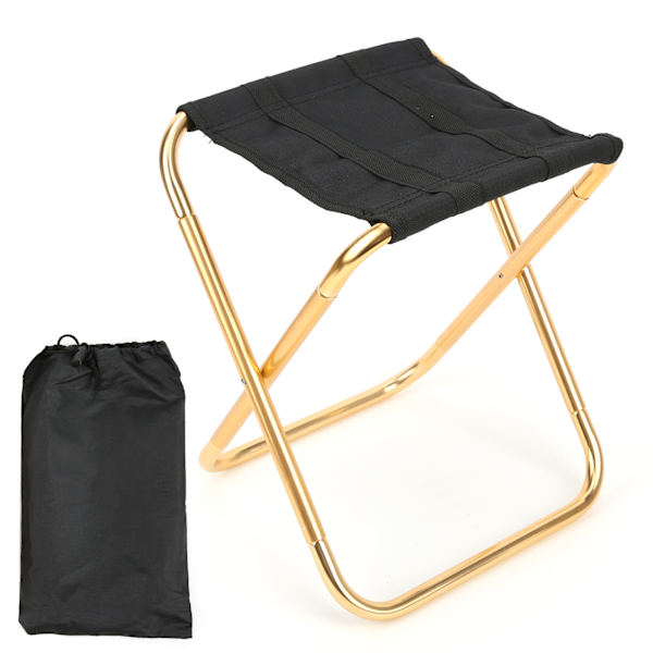 Camping Stool Mini Kannettava kokoontaittuva kevyt leirintätuoli ulkoilukalastukseen BBQ-vaellukseen