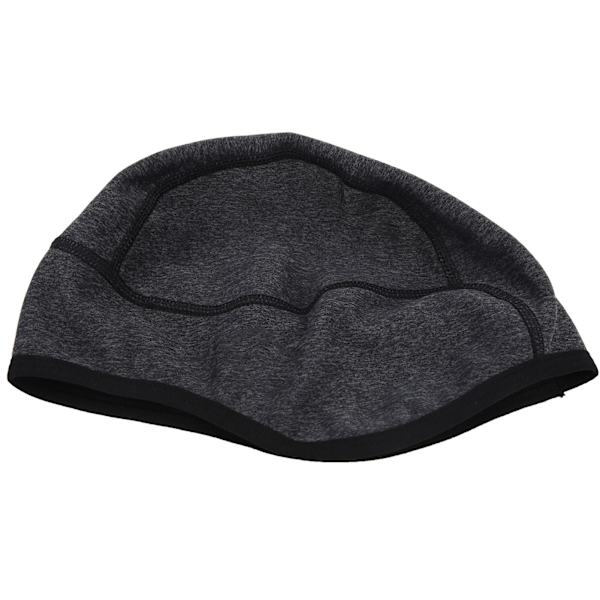 Pyöräilyn cap tuulenpitävä thermal cap, jossa on lasireiän ajovarusteet tummanharmaa