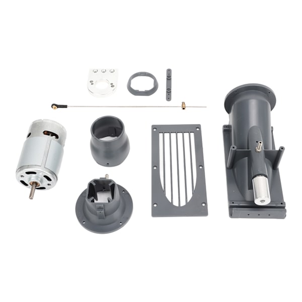 40 mm RC båtjetpumpe thruster RC båtthruster jetpumpesett med 775 børstet motor grå