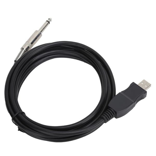 Gitar USB-kabel 3 meter Datamaskinforbindelse Elektrisk gitar Bass