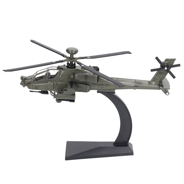 Legering Diecast Ljud & Ljus Beväpnad Helikoptermodell Leksak Barn Attack Helikopter Leksak Heminredning Typ 1