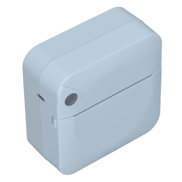 Mini Skriver 200DPI Termisk Papir Ergonomisk Design Oppladbart Batteri Sikker Stabil Bærbar Skriver for Hjemmekontor Blå
