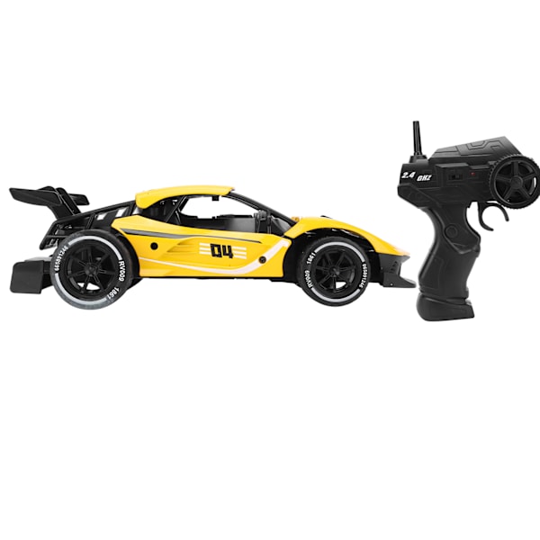 1/16 2.4G RC Alloy High Speed ​​Drifting Langattomat Lelut Kilpakaukosäädinauto 8004keltainen