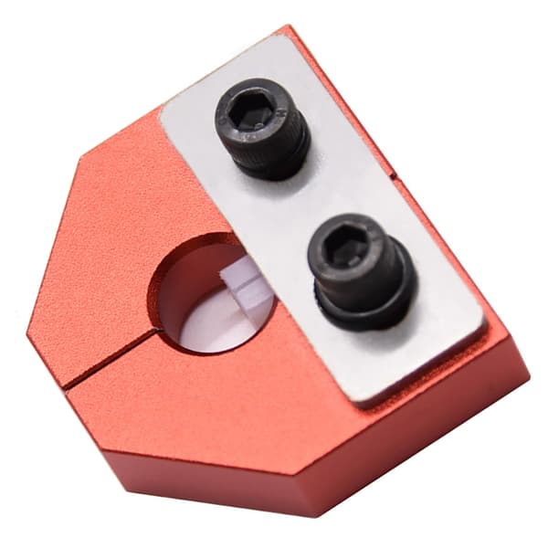 Filament Welder Connector Høj Styrke Præcis 3D Printer Filament Sensor Connector med Nøgle til 1,75 mm PLA ABS Rød