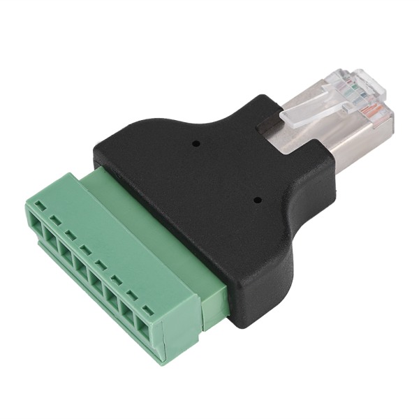 DVR Ethernet-liitin RJ45 urosliitin ja 8-nastainen ruuviliitin