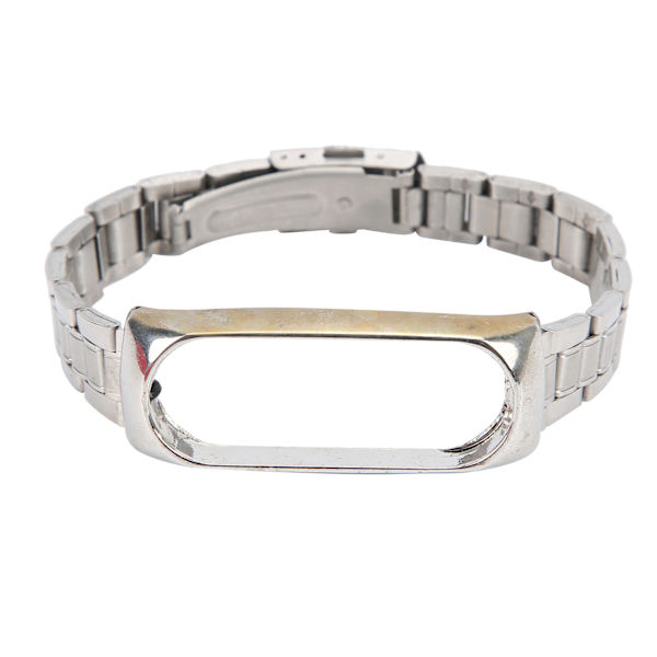 Ersättningsrem för Xiaomi Mi Band 6 SmartWatch Bands Metal Ersättningsband Armband Vit
