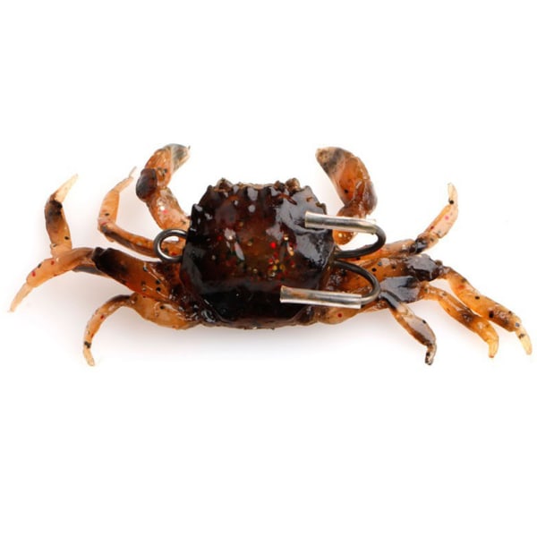 3D-simulering Mjuk fiskebete Mask lockar Vevbeten Krokar Tackle