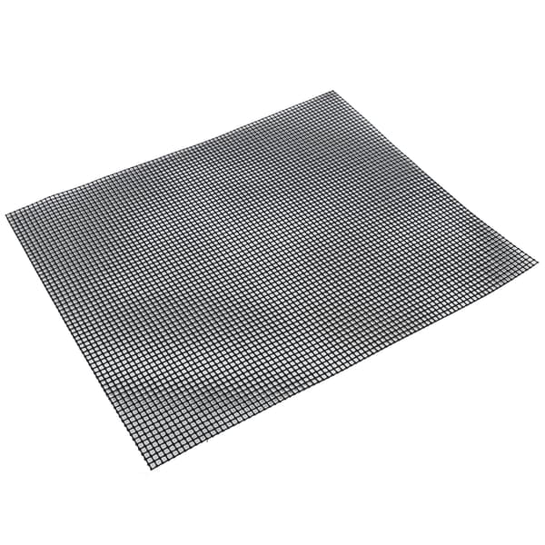 Fødevaregodkendt non-stick gitterplade Multifunktionel grillmåtte til udendørs grill (sort 36x42cm)