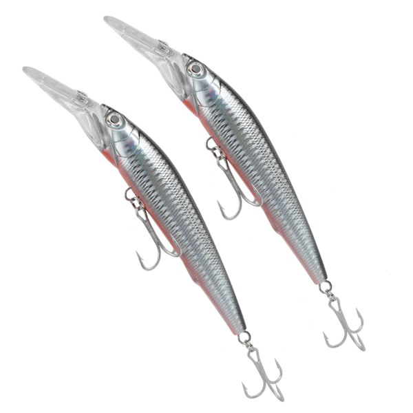 2st plast konstgjord simulering djupdykning Minnow lockbete fisketillbehör4#