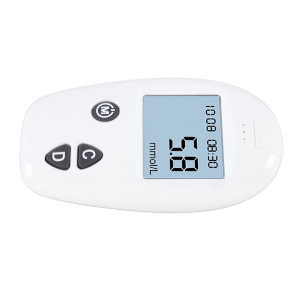 Blodsockermätare Kit 50 st Testremsor 50 st Lancetter Automatisk Blodsockermätare med Lancettstift Typ 2 (mmol/L)