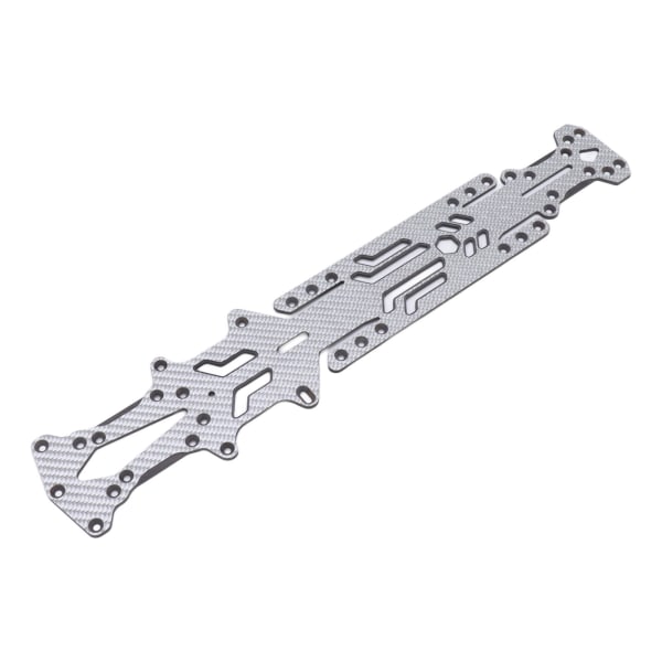 RC-hiilikuiturungon päivitysosa 2,5 mm:n RC-auton alustalevy YOKOMO YD2 Z 1/10 Drift Car Silver SSG:lle