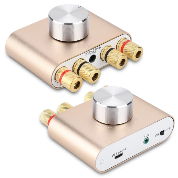 Mini Bluetooth Power Digital Forstærker 100W Hifi Stereo Audio Player Amp EU-stik