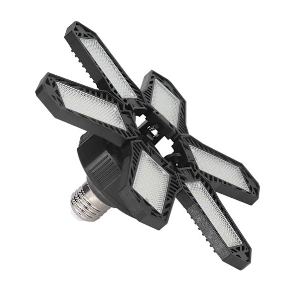 LED-tallivalo 1800LM 24W 6-lehtinen taitettava hyvä lämmönpoisto LED-varastovalo 85-265V