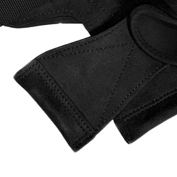 Vektløfting Treningshansker med Håndleddsstøtte for Menn Kvinner Full Håndflatebeskyttelse for Trening Fitness Pull Ups Svart