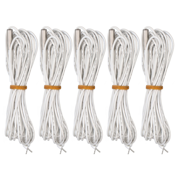 5PCS 24V 60W Värmepatronersättning Rostfritt stål Huvud Värmeelement 3D-skrivartillbehör 1 meter / 3,3ft