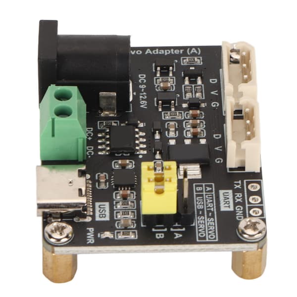Busservodriverkort 9 til 12,6V inngang UART 5,5x2,1mm DC plassbesparende busservoadapter for ST SC-serien