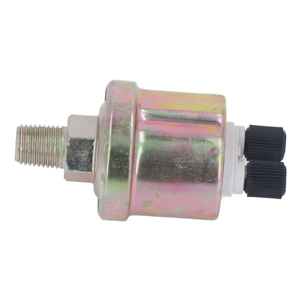 Olietryksensor 1/4 NPT 0 til 10 Bar Motortryksensor til VDO Dieselgenerator Blank Dobbelthoved