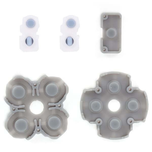 PS5 Controller Silikone Ledende Gummipuder Håndtag Knapper Reparations Udskiftningsdele