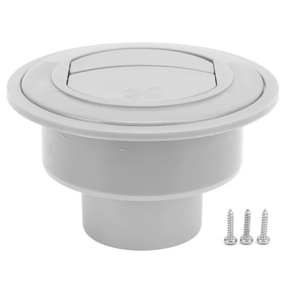 ABS Yleismallinen Pyöreä Ilmastointi Ulostulo 100 76 47mm Harmaa RV Vene Bussi Auto