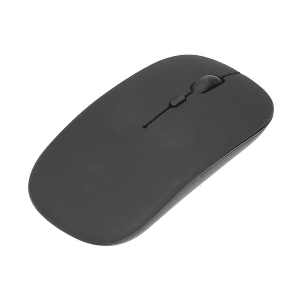 Trådløs Mus Genopladelig DualMode 2.4G Ergonomisk Lydløs Optisk Computer Tilbehør (Sort)