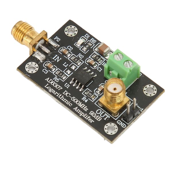 AD8307 RF-effektdetektor DC 500MHz Antenneeffekttransmitter Radiofrekvens-effektmåler Logaritmisk detektor