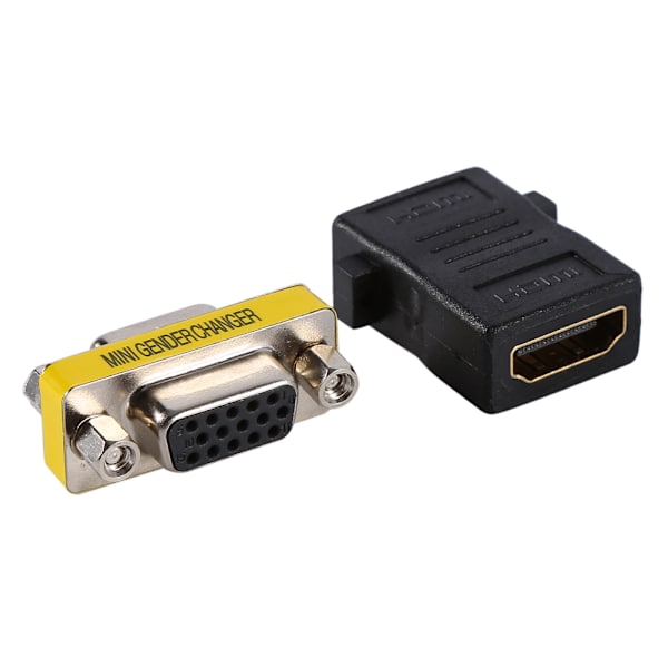1 Port HDMI Hunn 1 Port VGA Hunn AV Vegguttak Video Sokkel Face Connector Plate Hvit