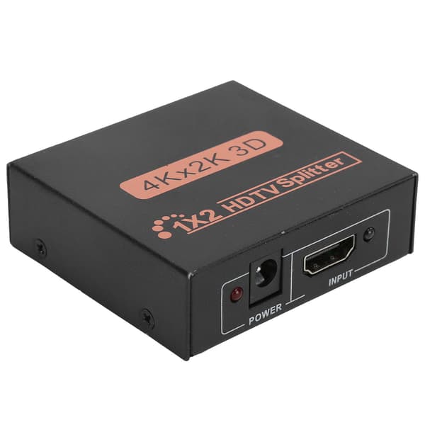 HDMI Splitter 4Kx2K 1 Ind 2 Ud Computer Tilbehør 100-240V EU Stik