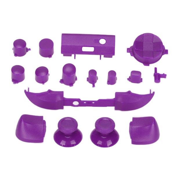Komplett knappesett for spillkontroller, erstatningshåndtak, tilbehørssett for Xbox Series X - Lilla