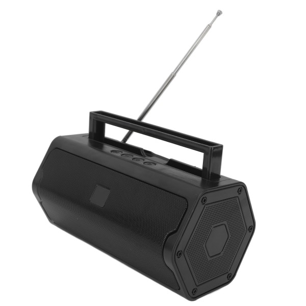 AM FM Radio Utomhus V6 Bluetooth Högtalare Portabel Radio med Teleskopisk Antenn