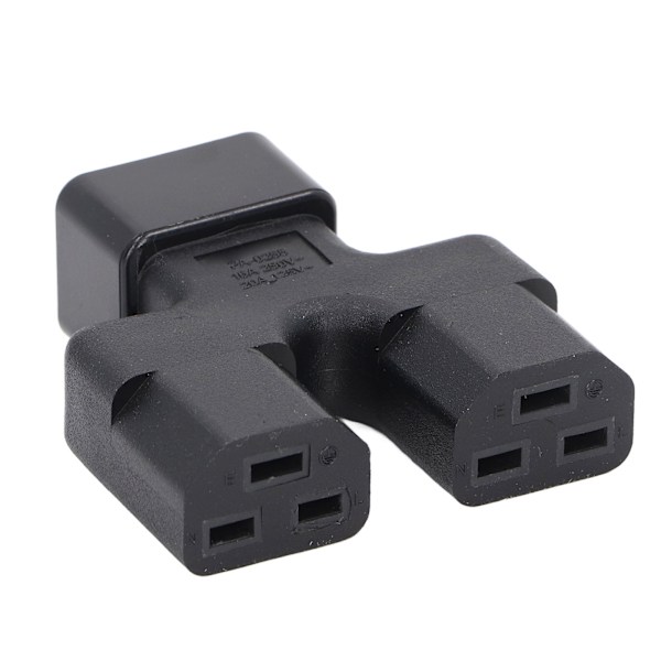 IEC320 C20 till Dual IEC320 C21 Power C20 Hane till Dual C21 Hona 1 in 2 Out AC Power Adapter för PDU Server 125V-250V