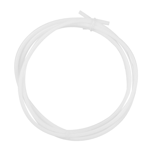 PTFE valkoinen bowdenputki 1,75 filamentille (2,0 mm sisähalkaisija / 4,0 mm ulkohalkaisija) 3D-tulostimille (2 M)