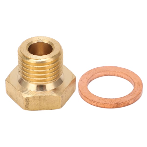 Tryk Temperatur Måler Sender Adapter 1/8in NPT til M14x1.5 Han Universal til Bil