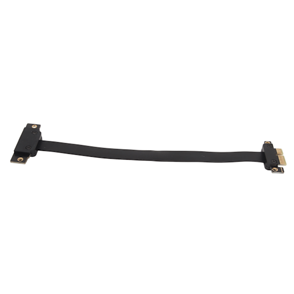 PCIE 3.0 1X jatkekaapeli 90 asteen oikean kulman PCIE Riser -kortin nauhajatke täydellä nopeudella 40 cm / 15,7 tuumaa