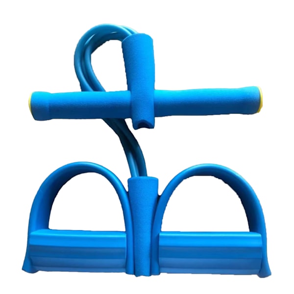 Pedal Resistance Band Multifunktionellt Spännrep Sit Up Dragrep Sit Up Träningsutrustning för Hemmabruk Resor Blå