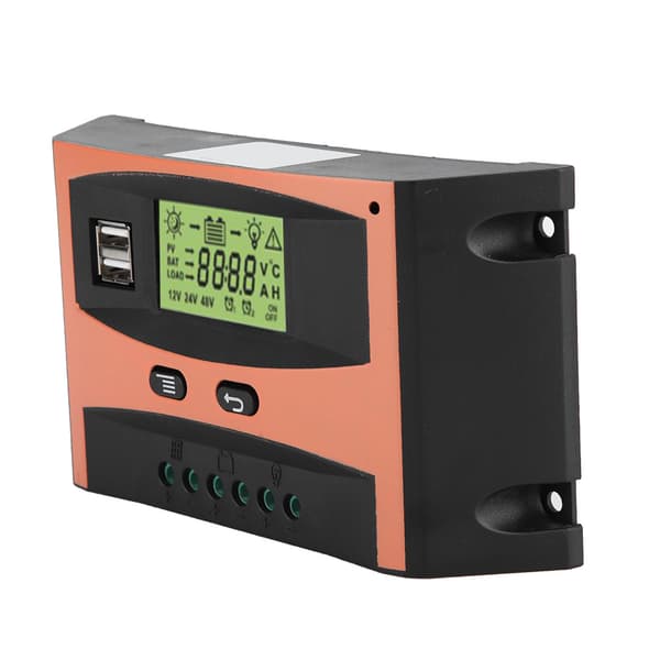 12V 24V MPPT Solar Charge Controller LCD Display Auto Battery Regulator 60A