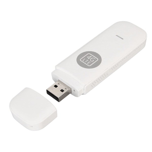4G LTE USB WiFi -modeemi SIM-korttipaikalla, nopea, lukitsematon, kannettava 4G-reititin, matkakohde, maailmanlaajuinen, valkoinen