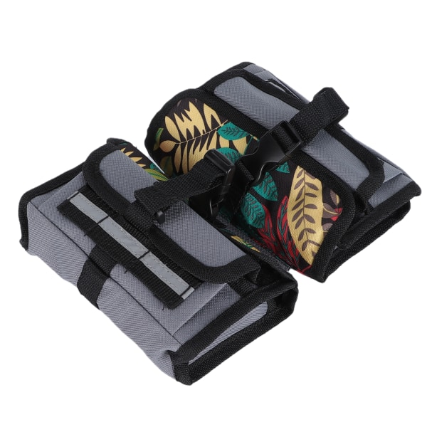 Cykel Frame Frame Bag Cykel Twin Storage Top Tube Bag Pouch med reflekterande rand