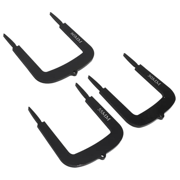 3 stk. Golf Putt Alignment Mål Gate 50mm 55mm 60mm Aluminium Legering Golf Putting Træningshjælp til Putt Alignment