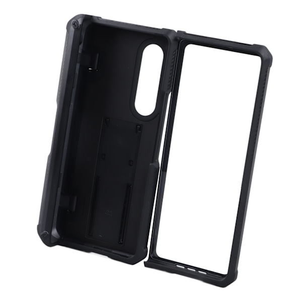Vikbart phone case med pennhållare Svart TPU och PC Slitstarkt hopfällbart cover för Z Fold 3 5G