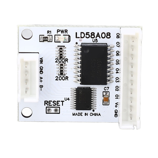 8-kanals RS485 til PWM-udgangstransistordrivermodul Multifunktionel DO-kontrolkort med ben