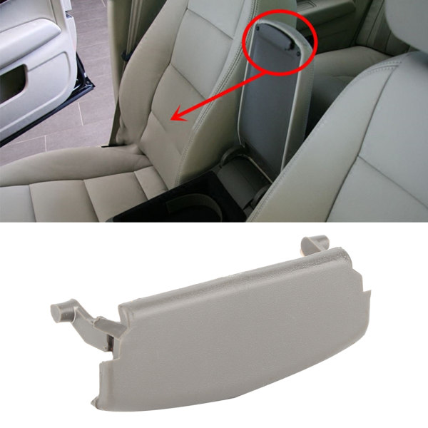 Mittkonsol Armstöd Box Lock Spänne Knapp Tillbehör Passar för A4 B6 2002-2007 Grå