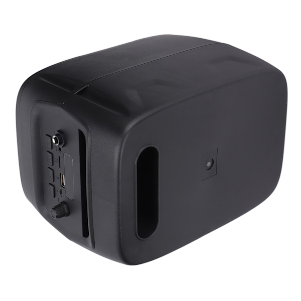 Bluetooth-kaiutin Super Bass Subwoofer Kannettava LED Langaton Kaiutin FM-radiolla Ulkokaraokeen 5 tuumaa Punainen