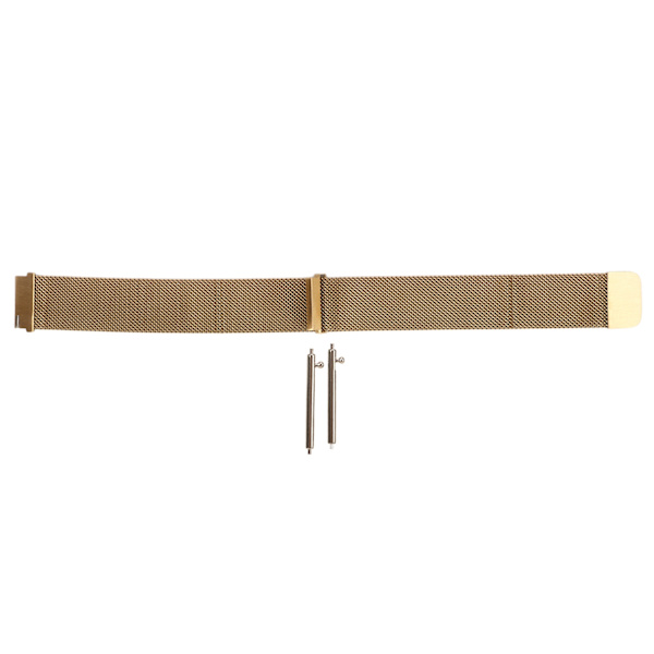 Armband i rostfritt stål 18 mm, utbytesarmband för Huawei GT2 Smartwatch, guld