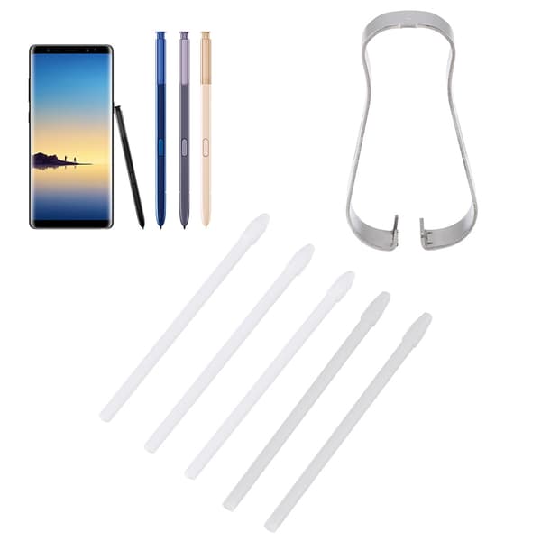 Stylus S Pen Spidser Pen Refill Værktøjssæt til Samsung Galaxy Note 8/9 Tab S3/4 (Hvid)